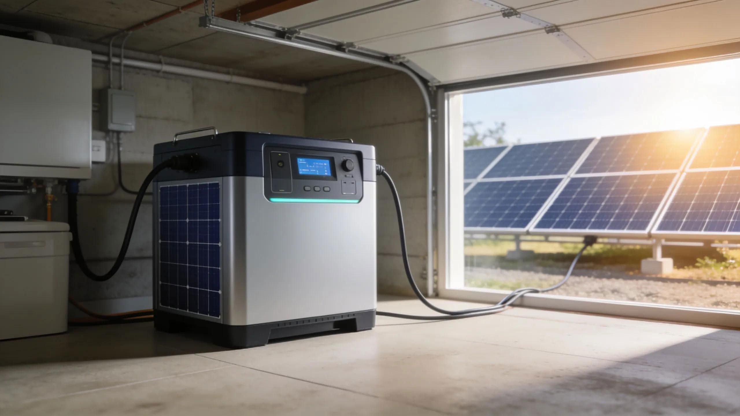Solar battery installation demonstrating energy storage solutions for homes
