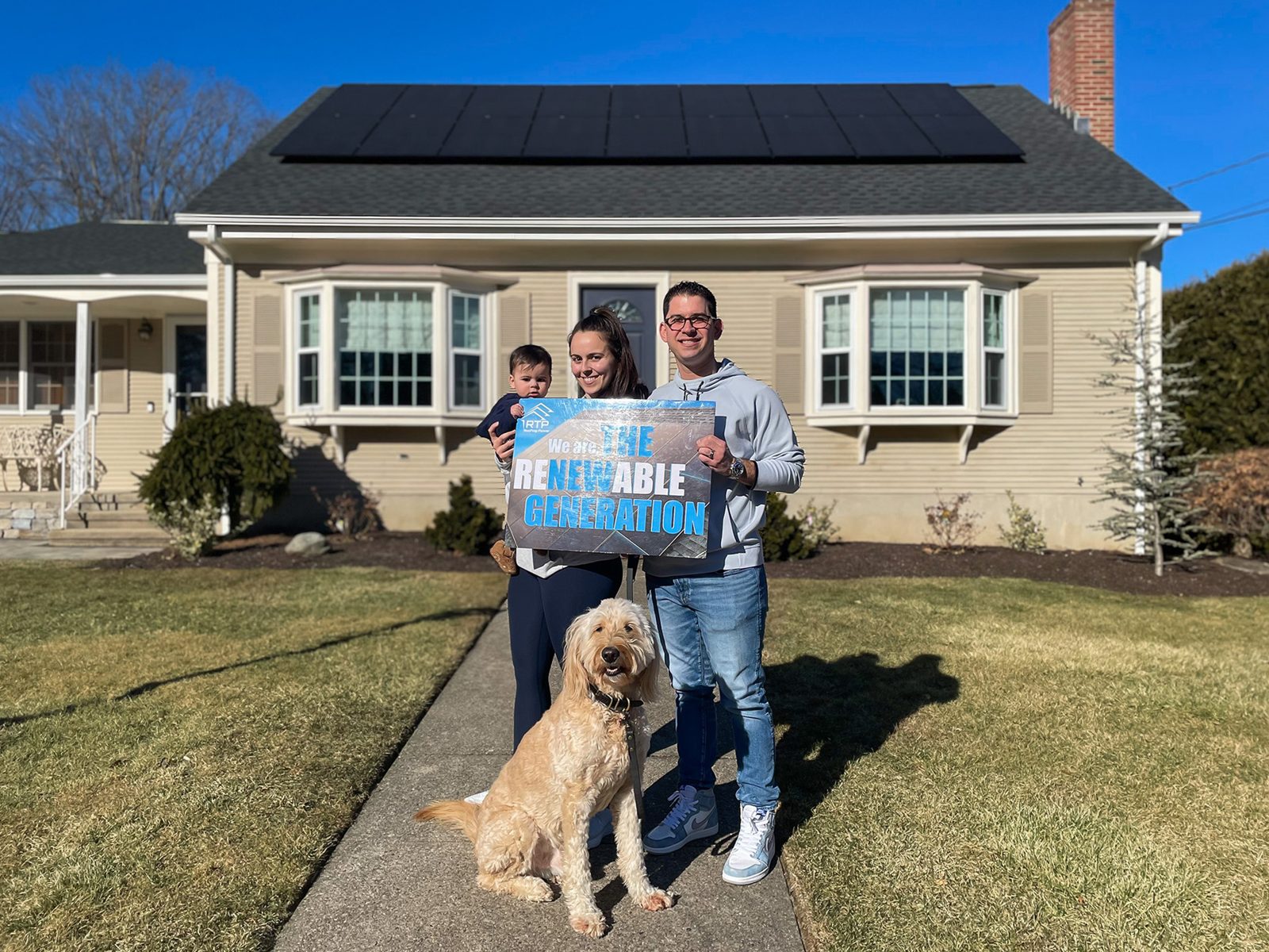 A homeowner joining the Renewable Generation