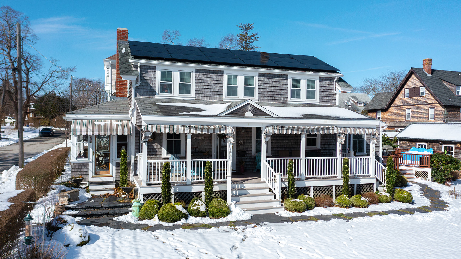 Rooftop Power install, Rhode Island