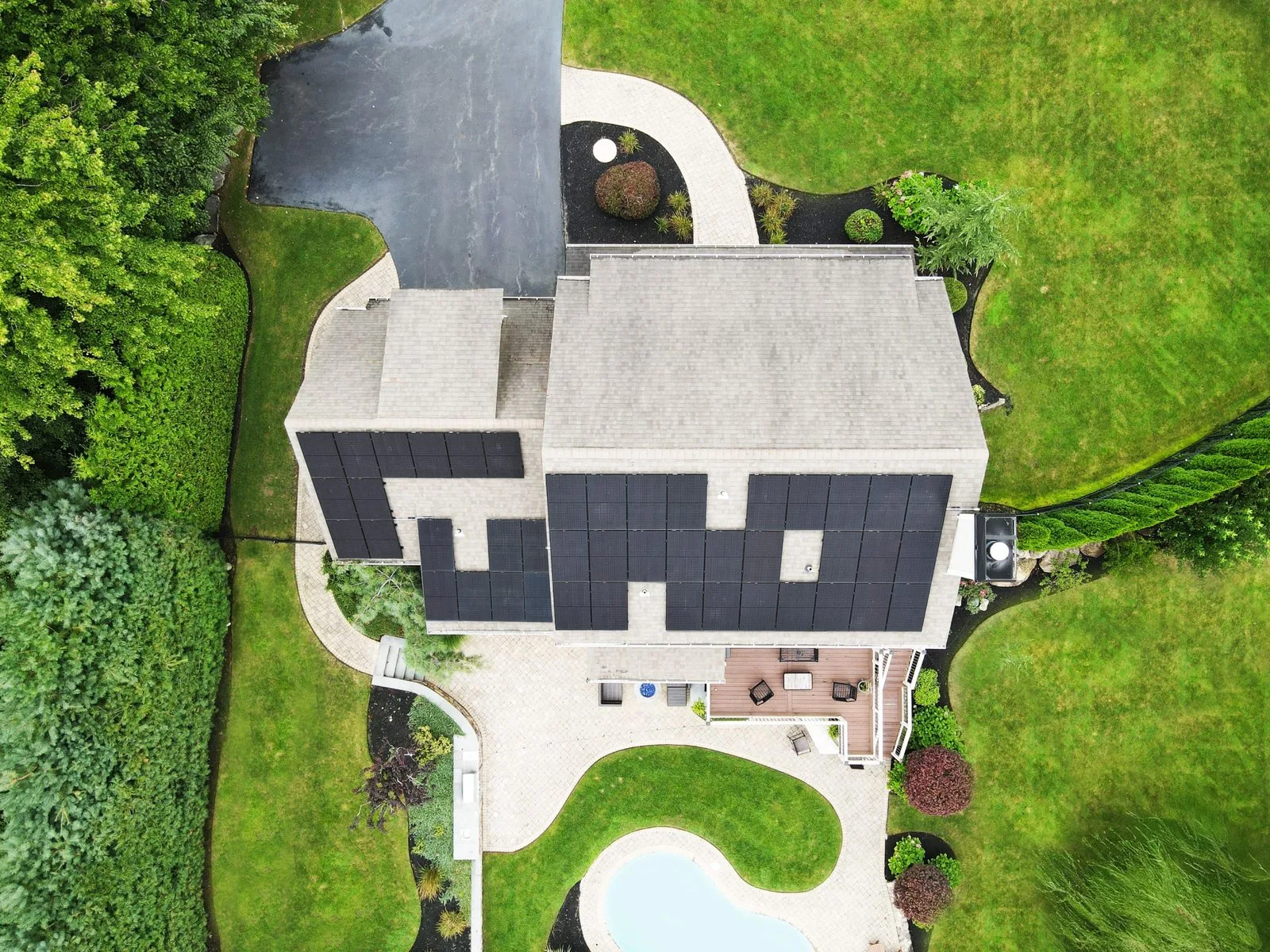 Completed Rooftop Power solar installation in North Kingstown, Rhode Island