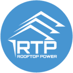 Rooftop Power solar and roofing company logo